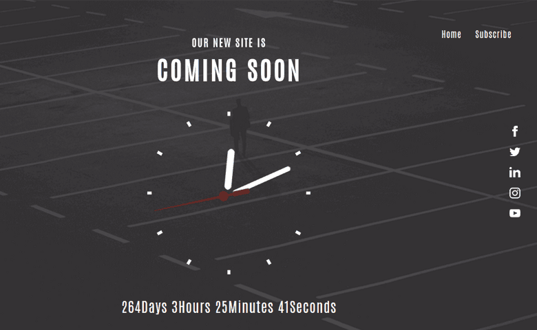 Magnificent Countdown Page Free Widget Download