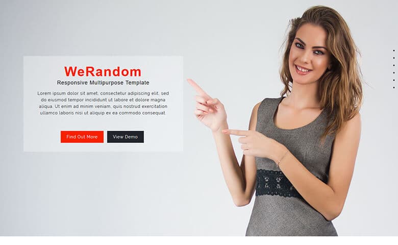 WeRandom – Free Responsive Multipurpose Html5 Template