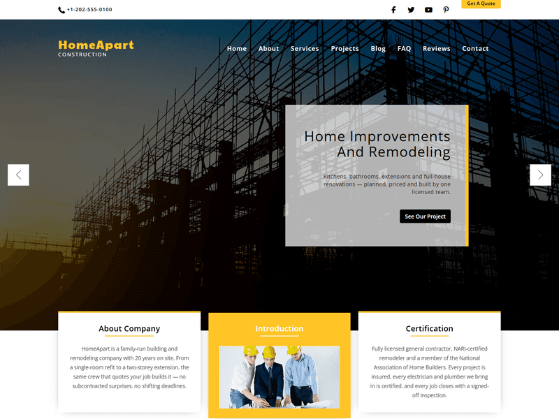 HomeApart – Real Estate Responsive Website Template
