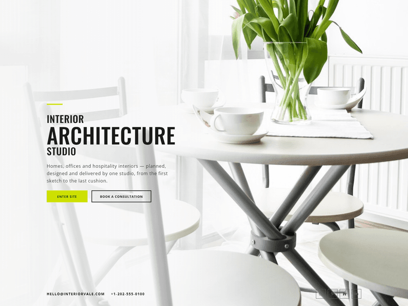 Interiorvale – Responsive Interior Design Website Template