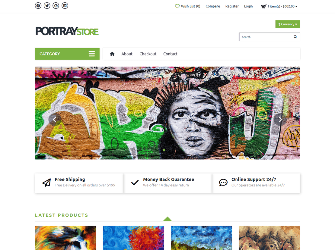 Portraystore