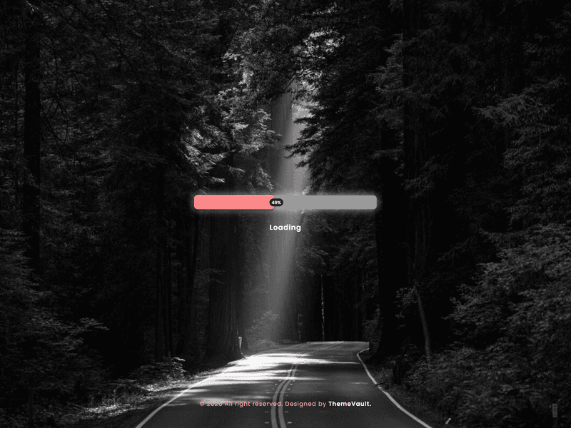 Free Sunlight Progress Bar Responsive Template