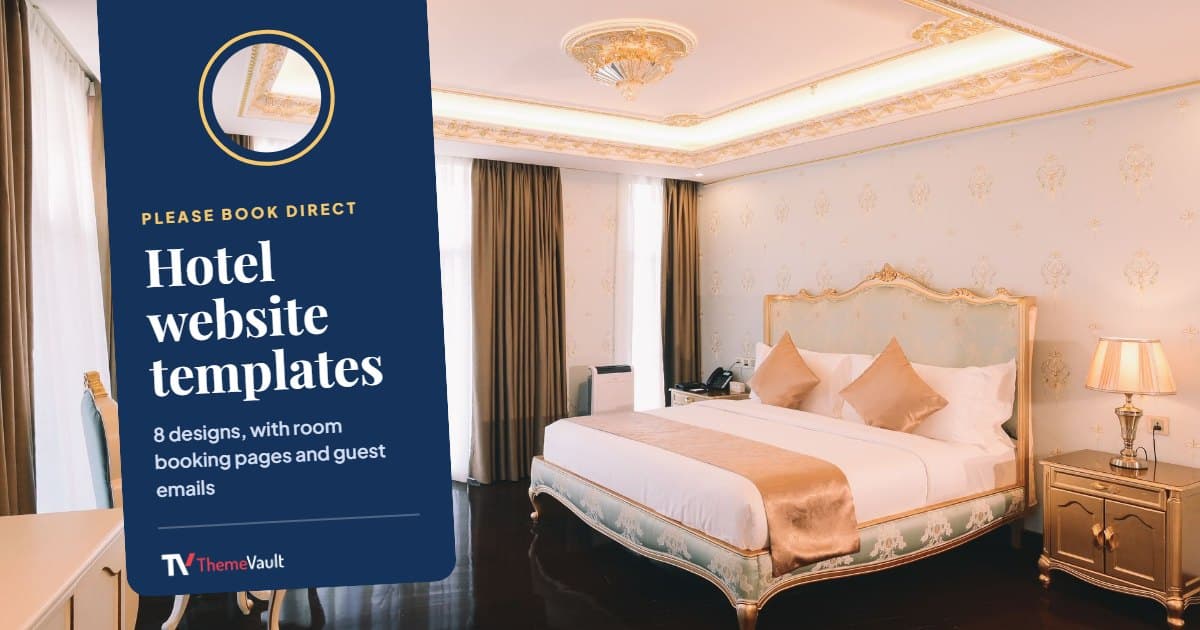 Hotel Website Templates With Room Booking (2026)