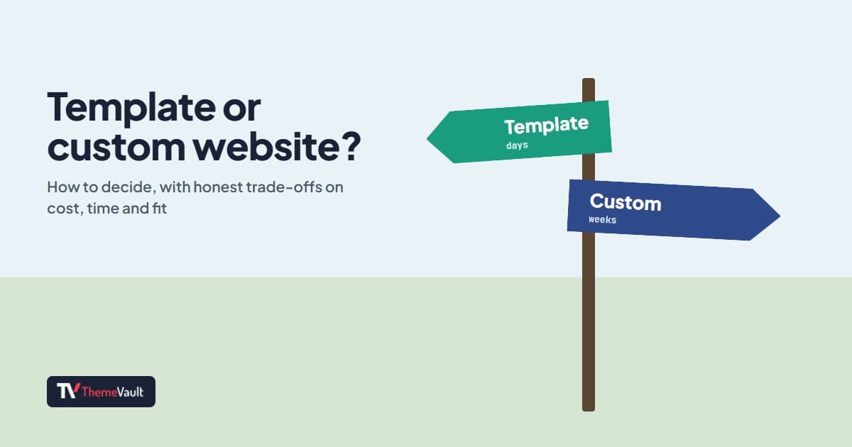Website Template or Custom Design? How to Decide (2026)