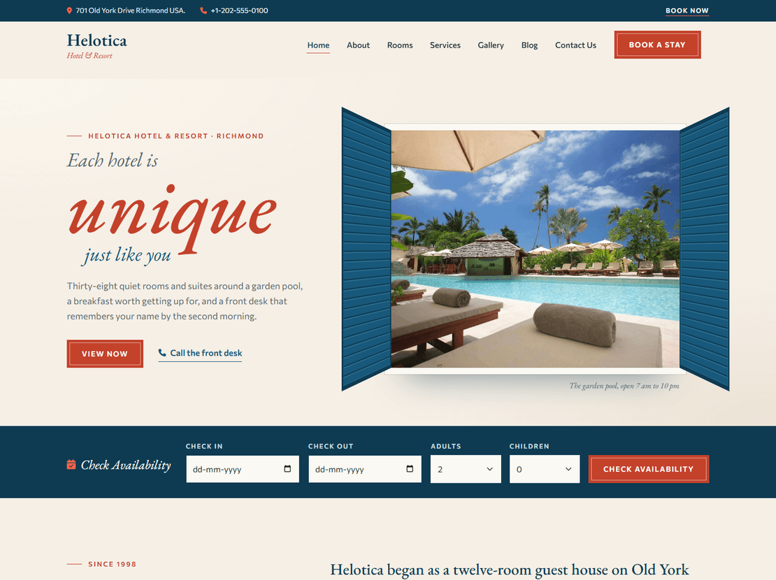 Helotica – Online Travel Agency Website Template HTML5 Free