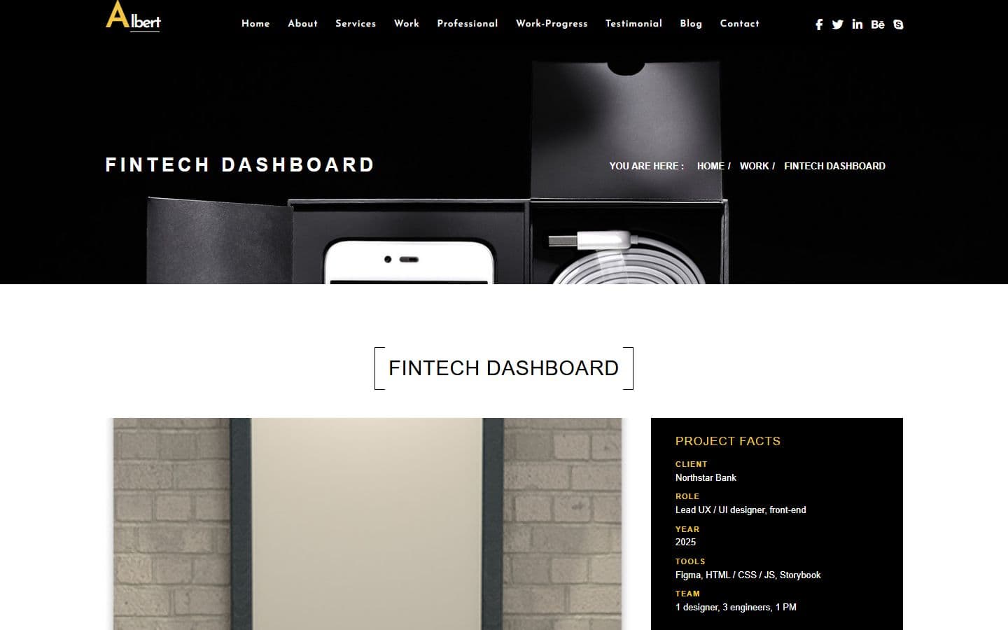 Albert Work details page