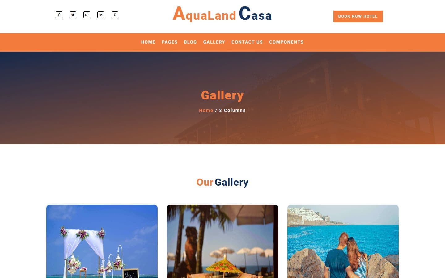 AquaLand Casa Gallery 3column page