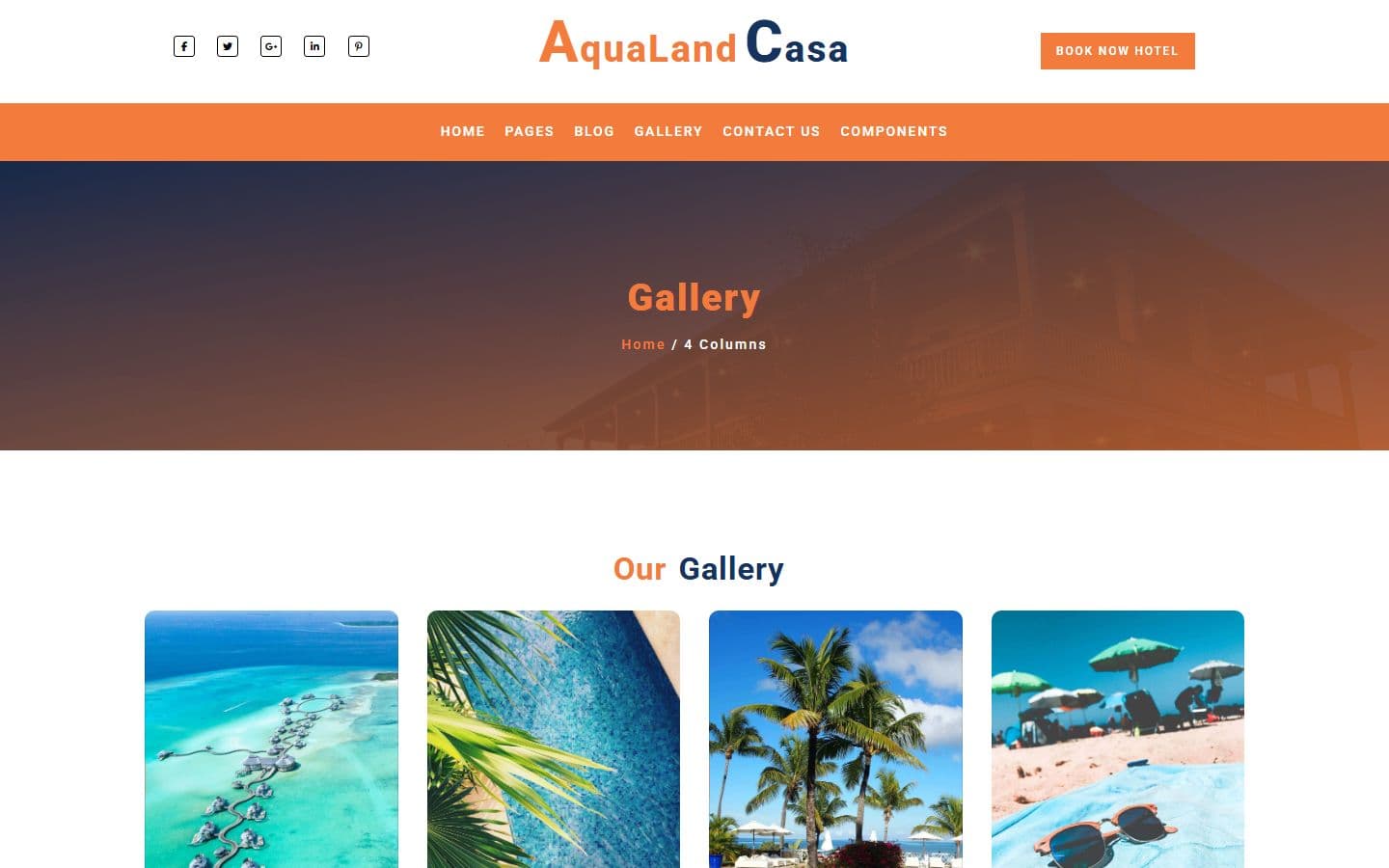 AquaLand Casa Gallery 4column page