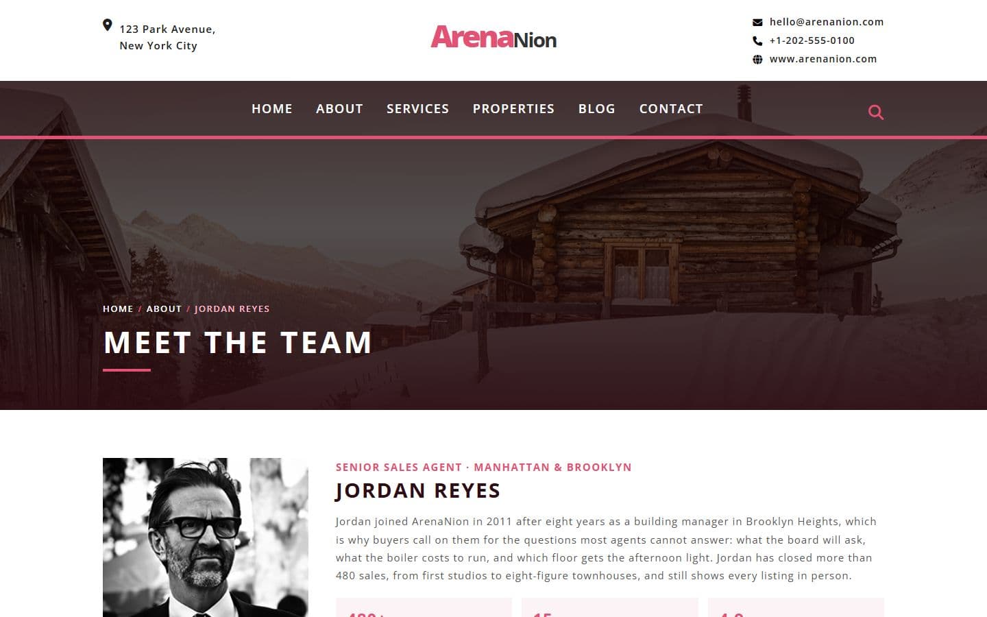 Arenanion Agent page