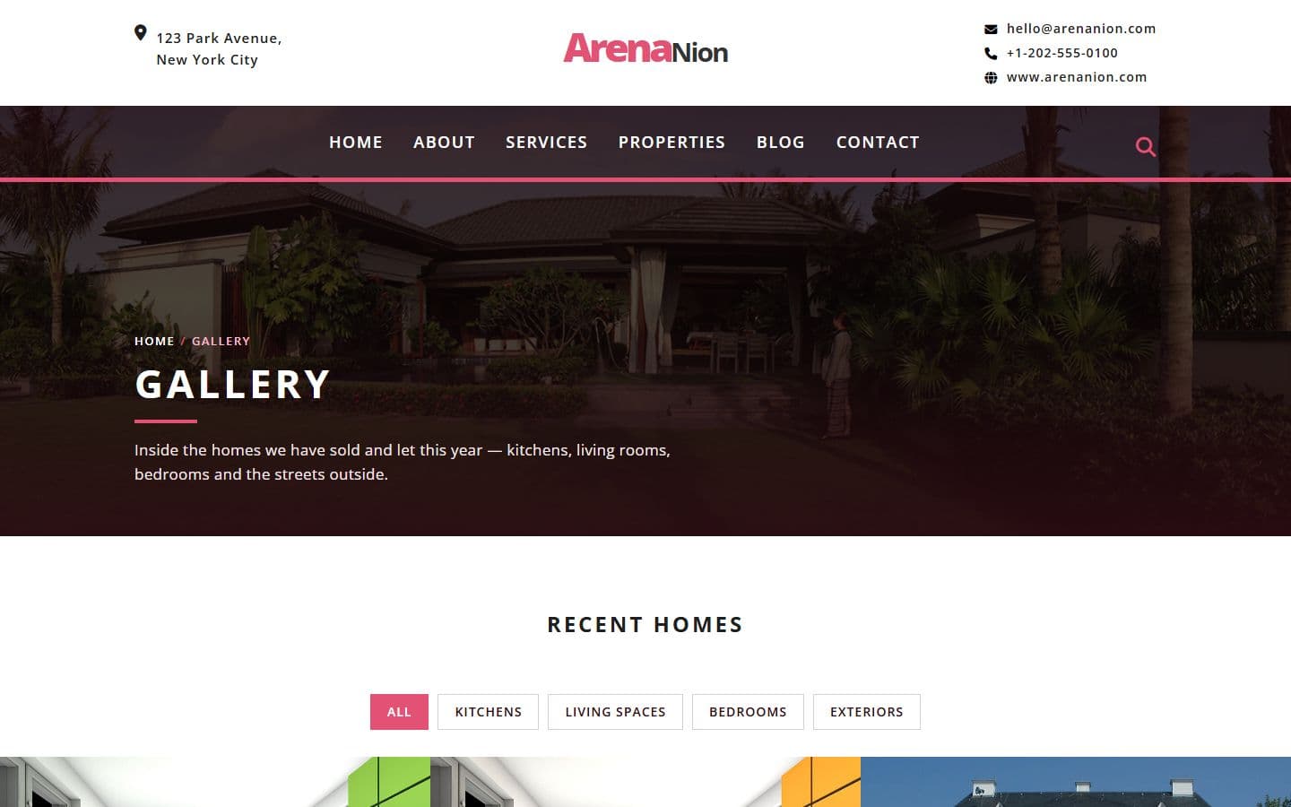 Arenanion Gallery page