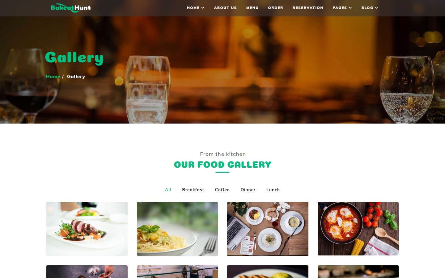 BakeatHunt Gallery page