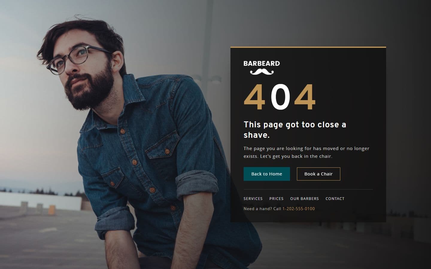 Barbeard 404 page