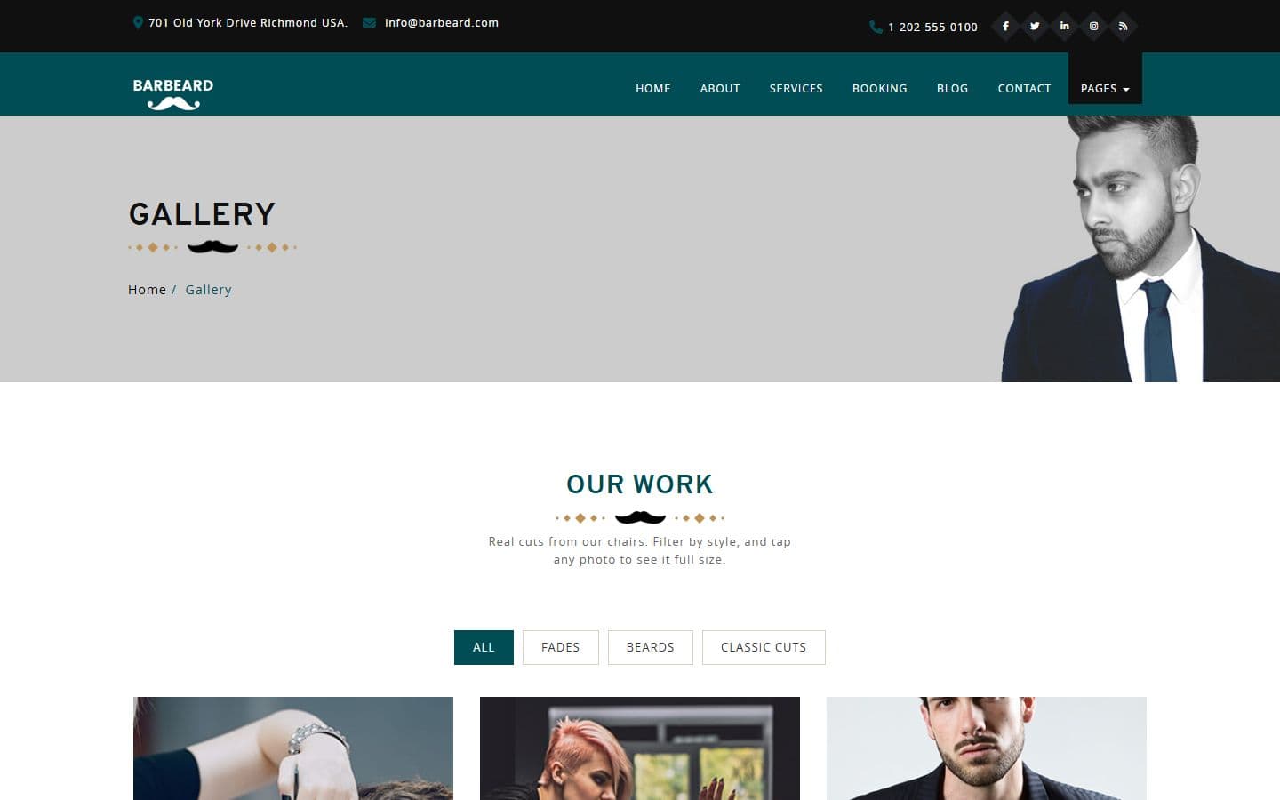 Barbeard Gallery page