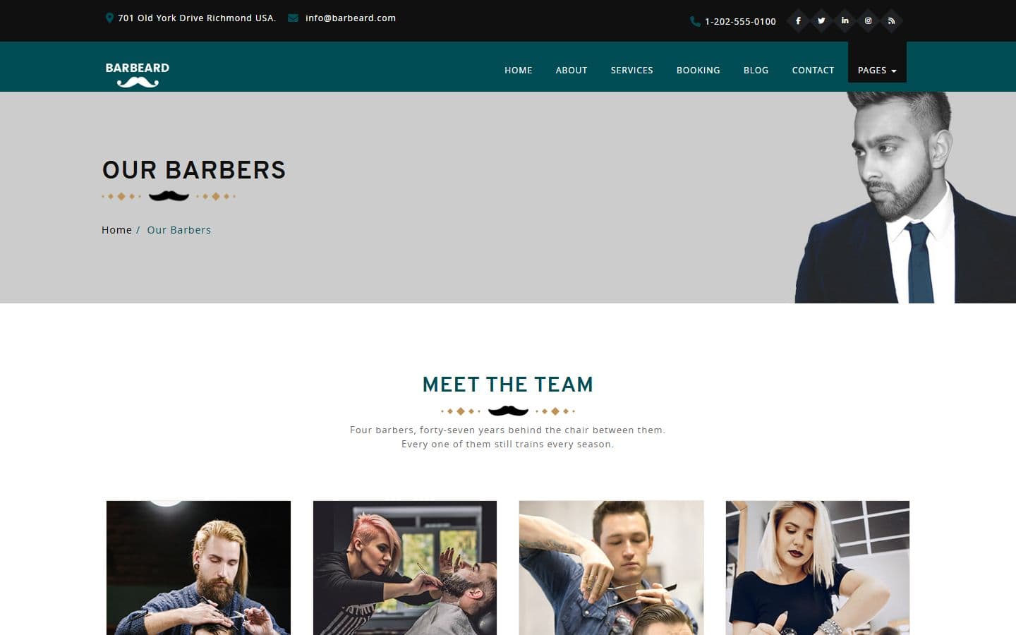Barbeard Team page