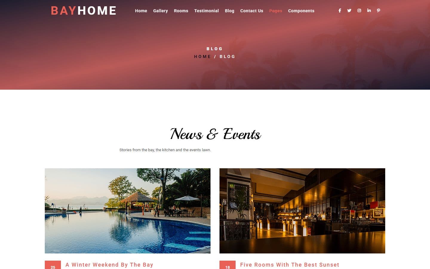 BayHome Blog page