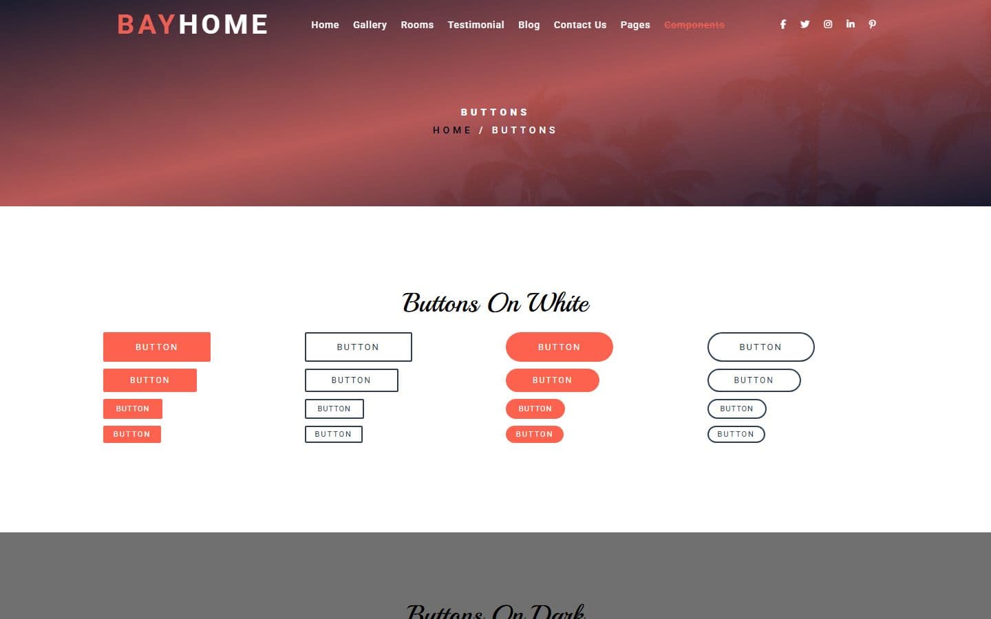 BayHome Buttons page