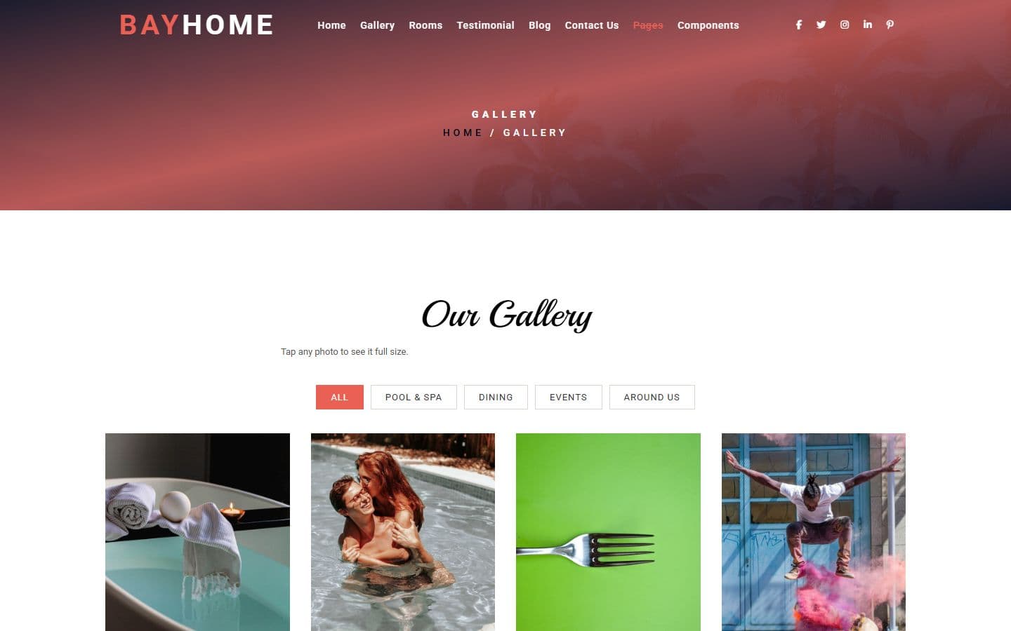 BayHome Gallery page