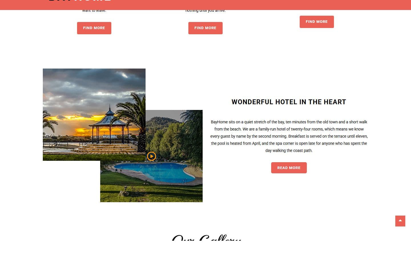 BayHome Home page