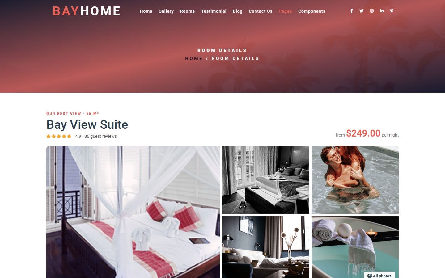 BayHome Room details page