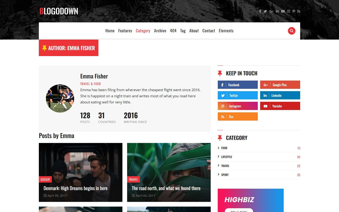 Blogodown Author page