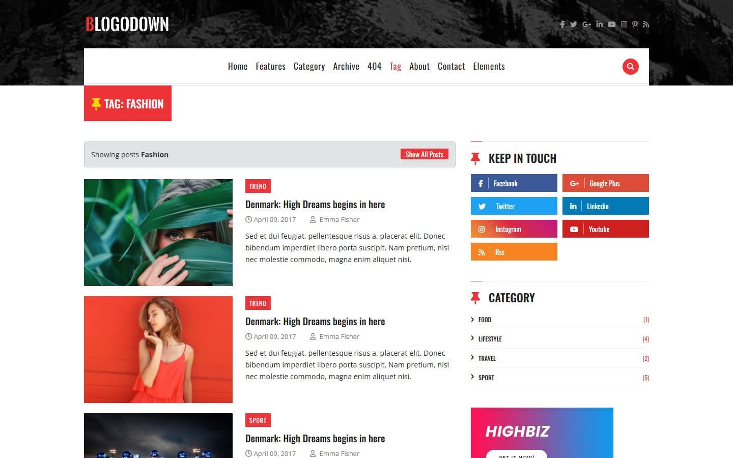 Blogodown Tag page