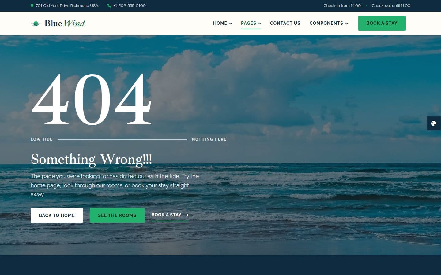 BlueWind 404 page