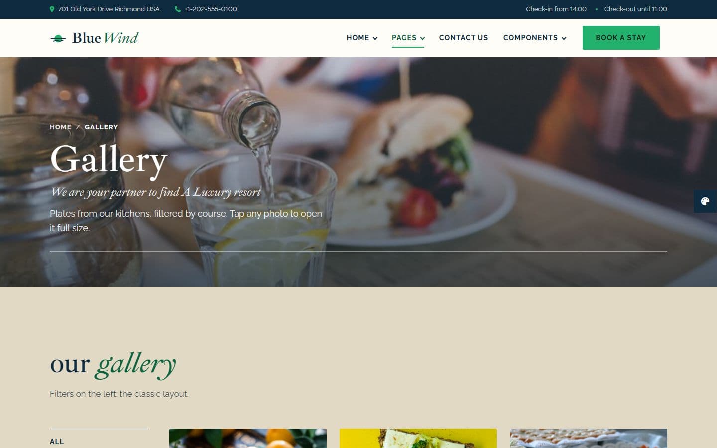 BlueWind Gallery page