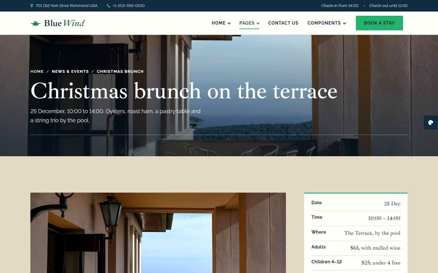 BlueWind News details page