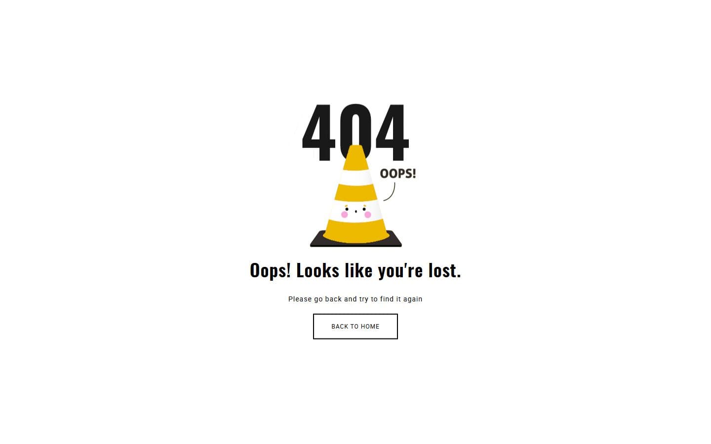 CargoPush 404 page