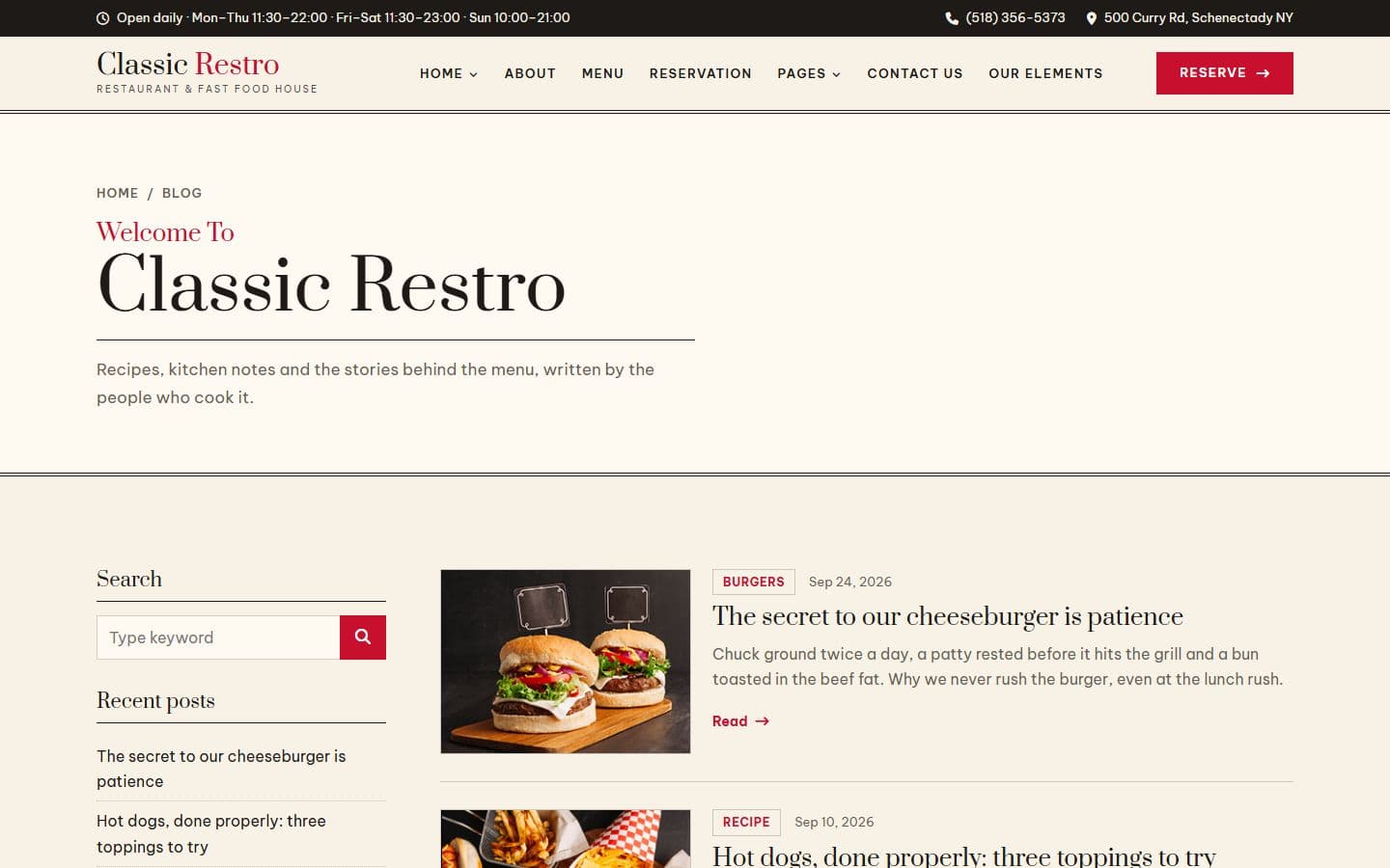 ClassicRestro Blogleftsidebar page