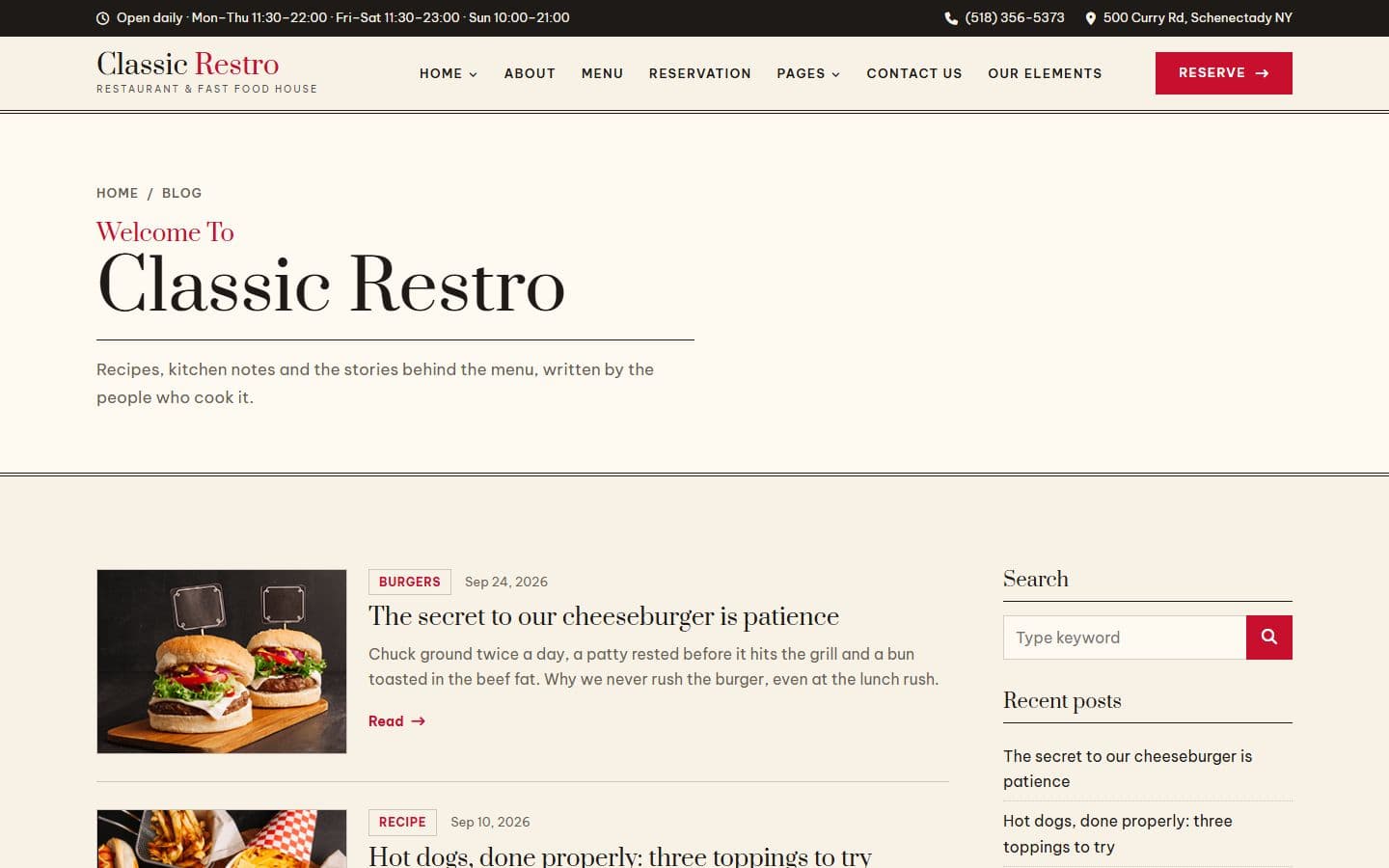 ClassicRestro Blogrightsidebar page