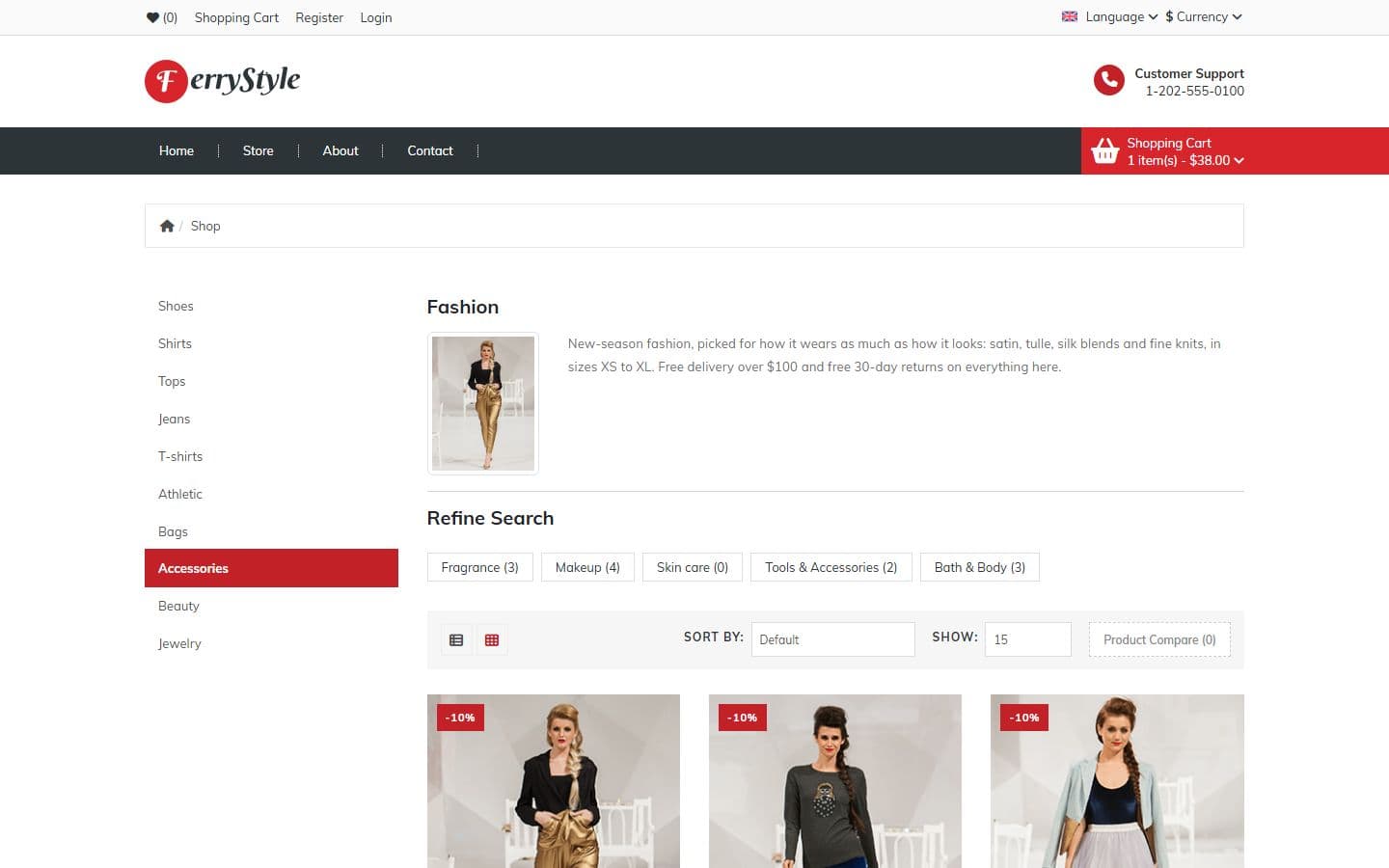 FerryStyle Product page