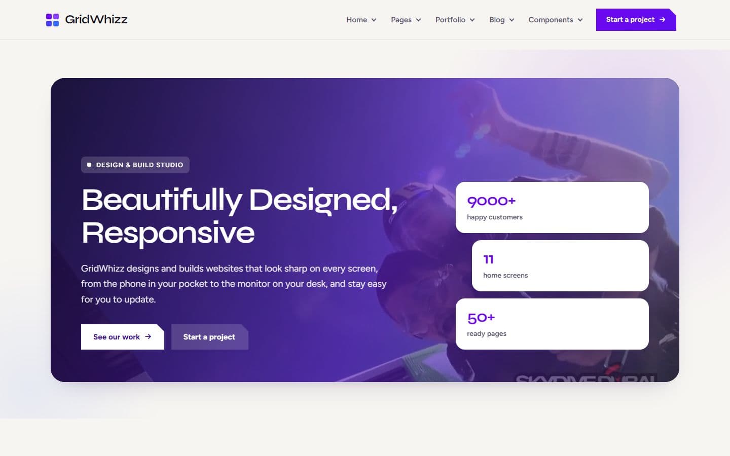 GridWhizz Index mp video page