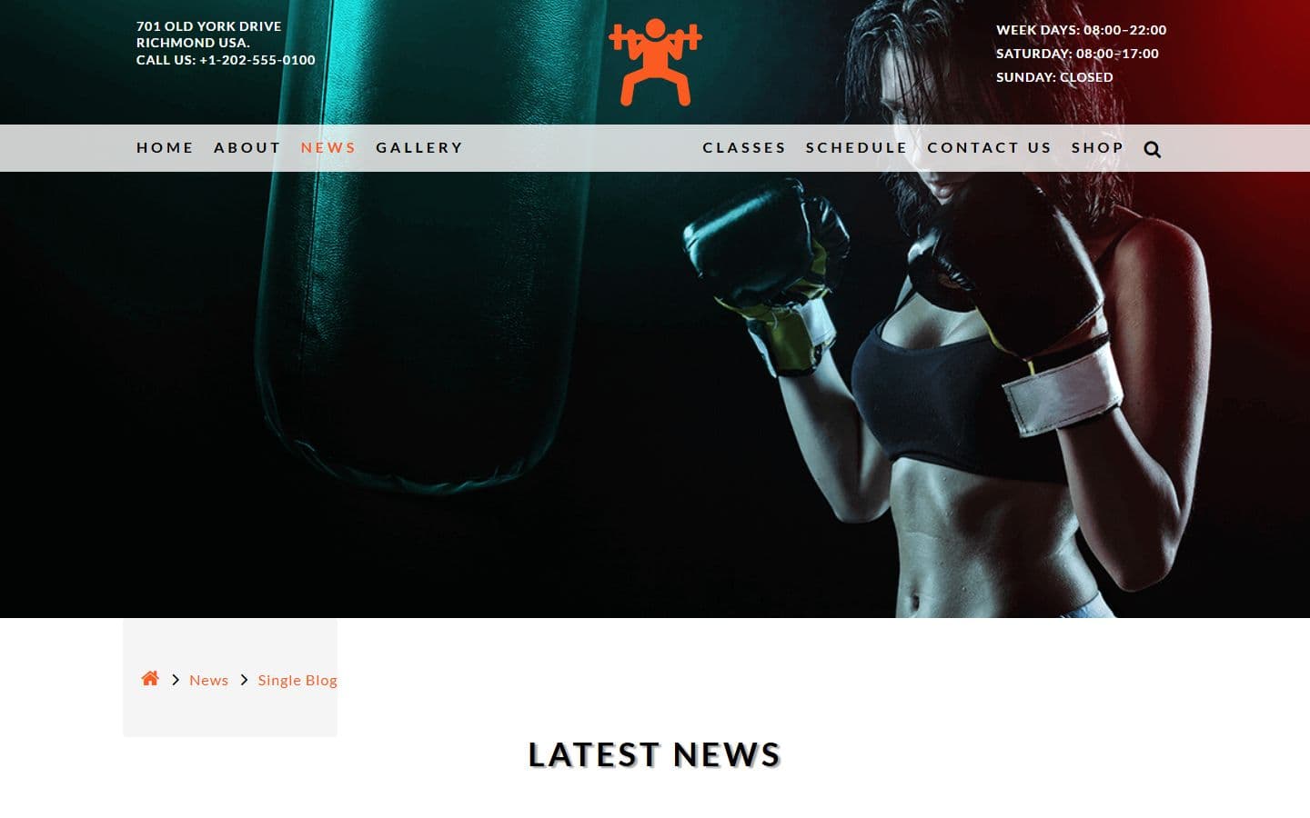 Gymbit Single blog page