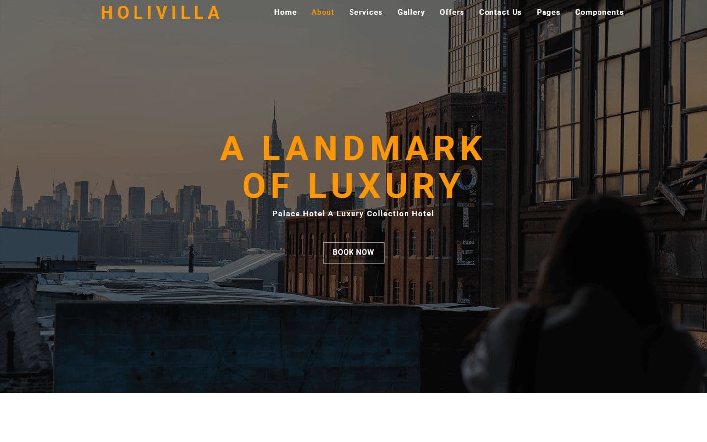 HoliVilla Home page