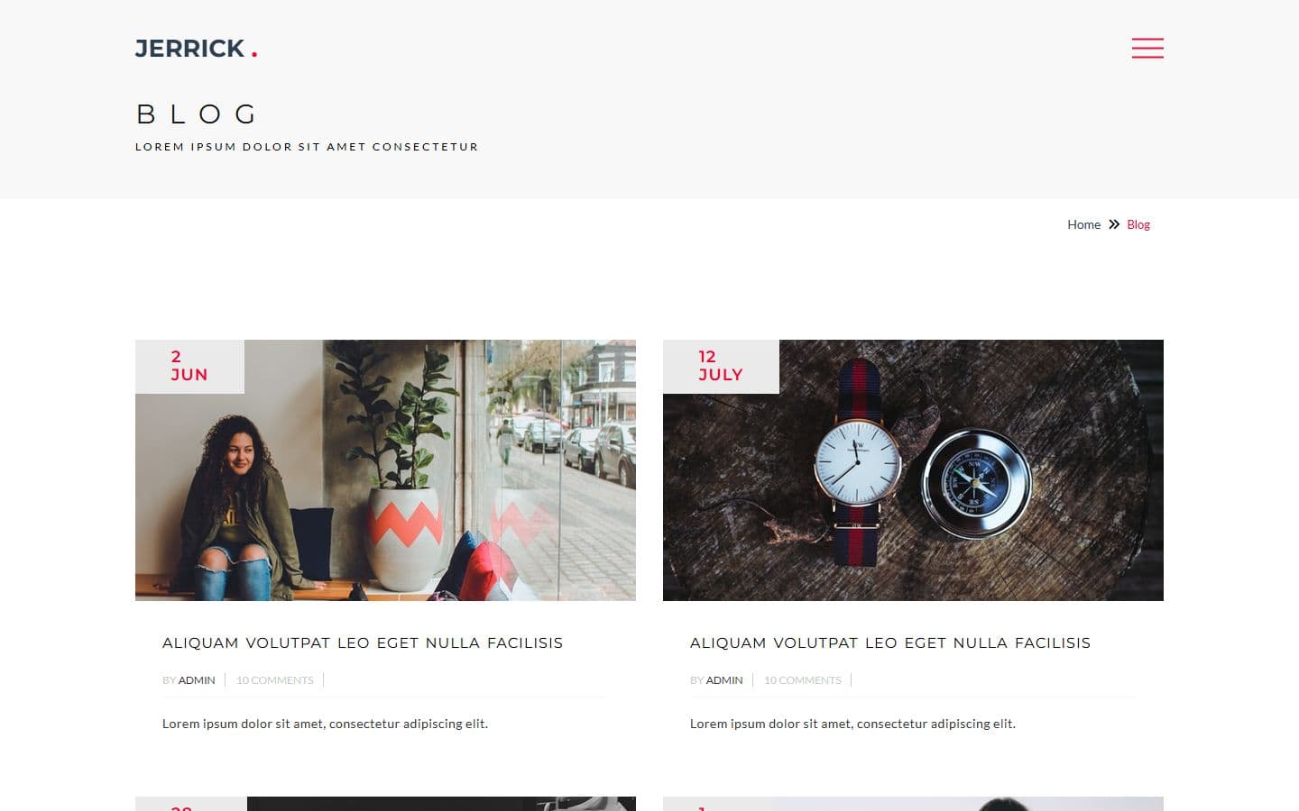 Jerrick Blog page
