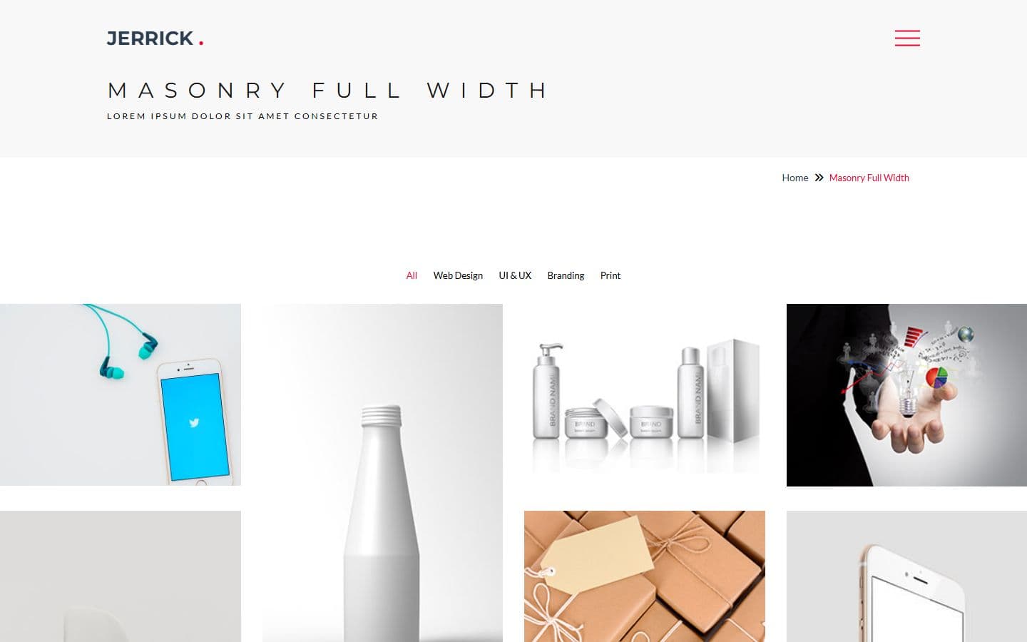 Jerrick Masonry fullwidth page