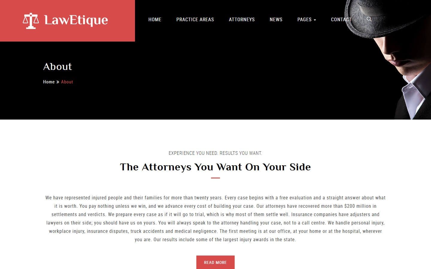 Lawetique About page