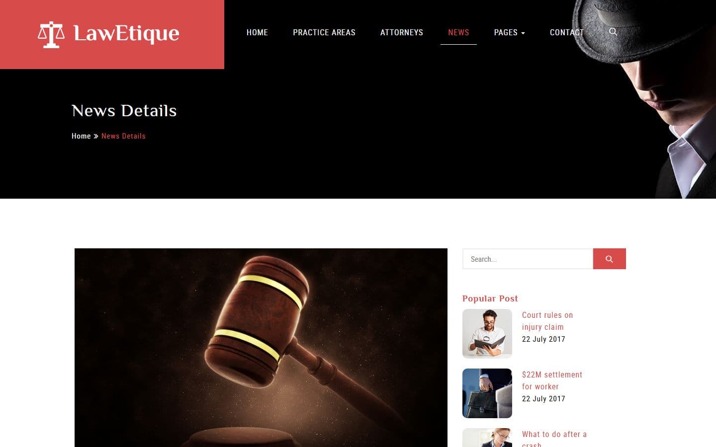 Lawetique Single blog page