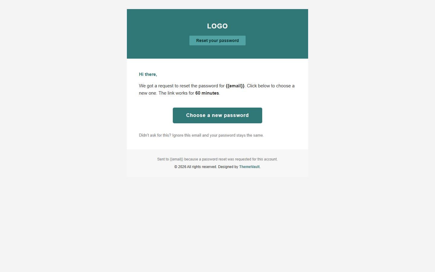 Portal Login Form Email: password reset page