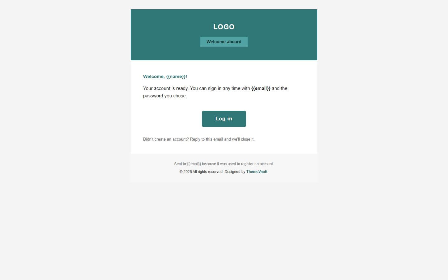 Portal Login Form Email: welcome page