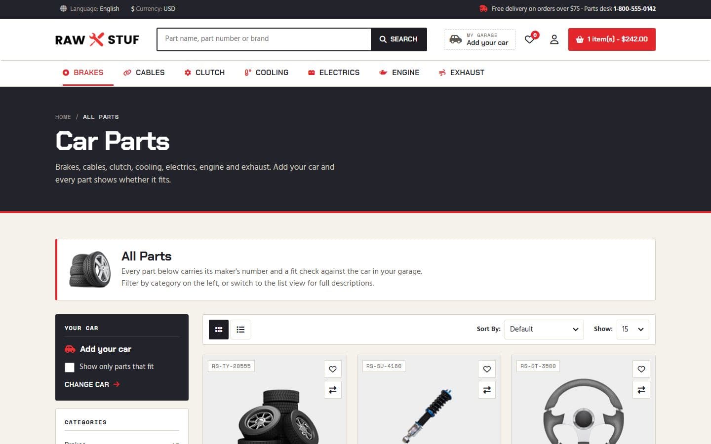 Rawstuf Product page