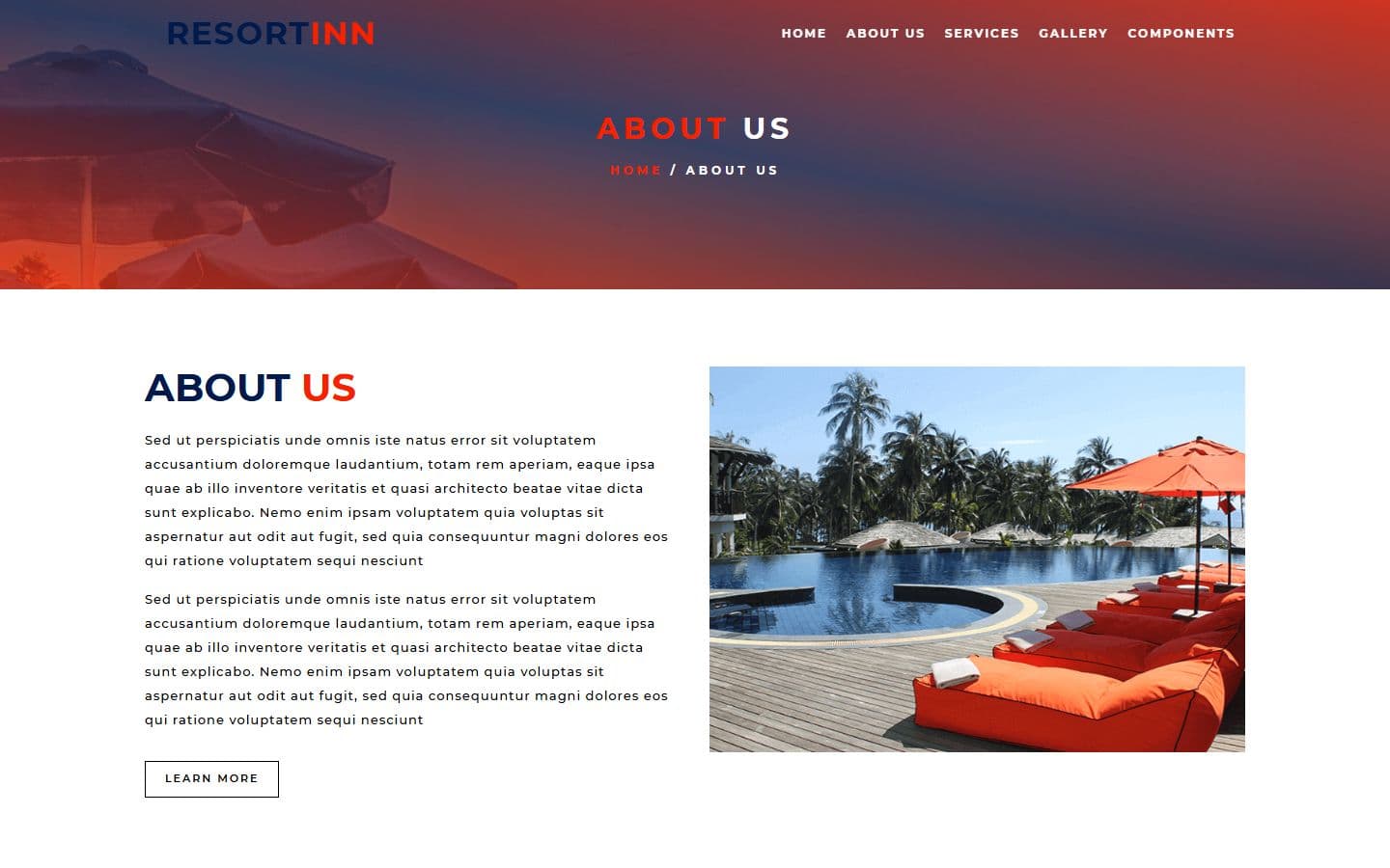 ResortIn Aboutus page