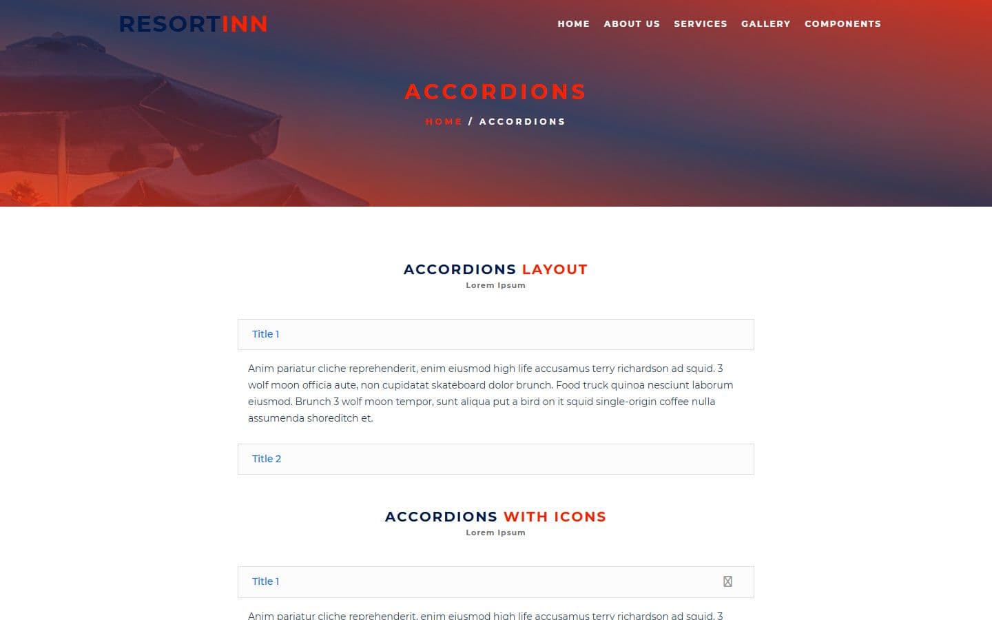 ResortIn Accordions page