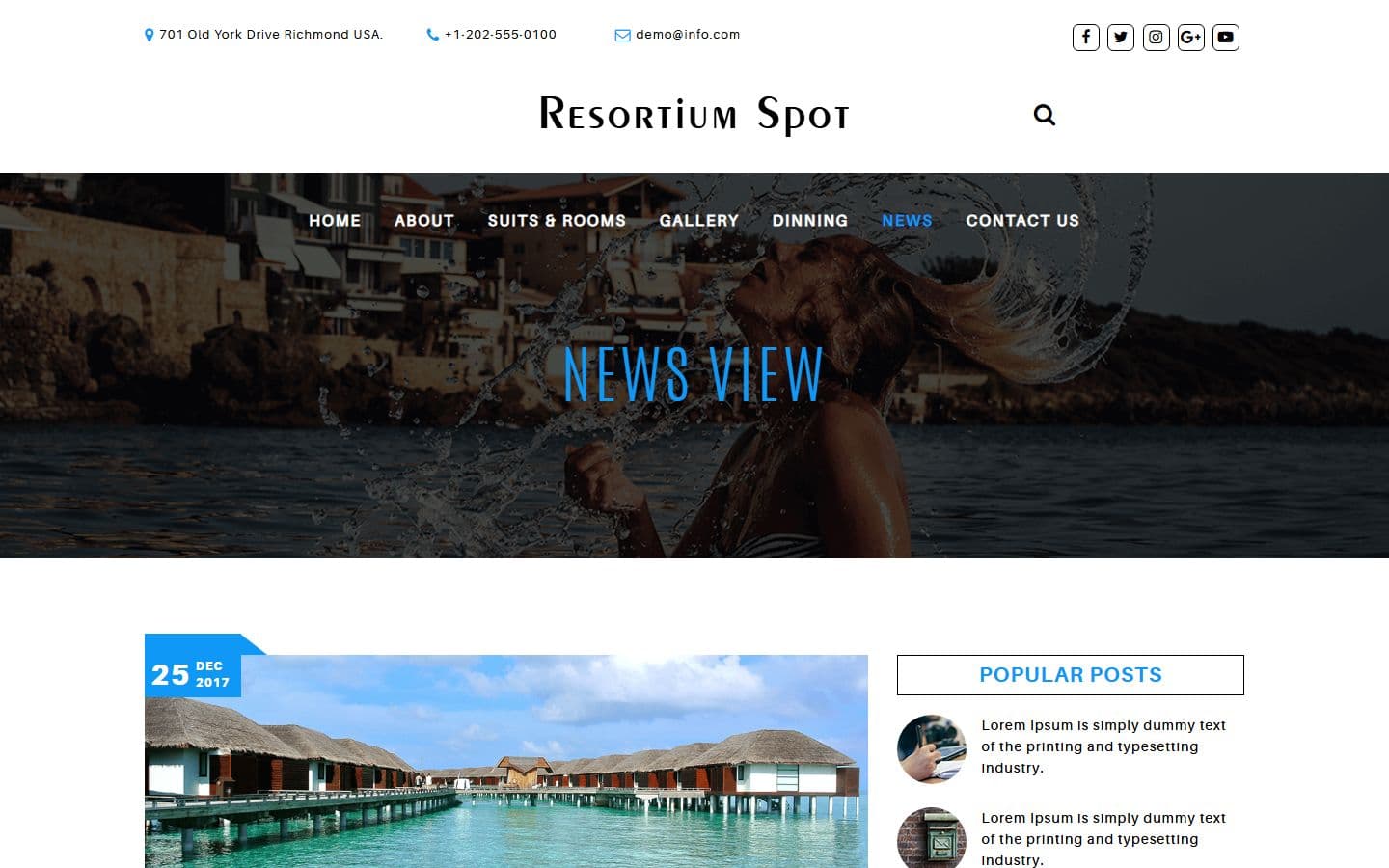 ResortiumSpot Single news page