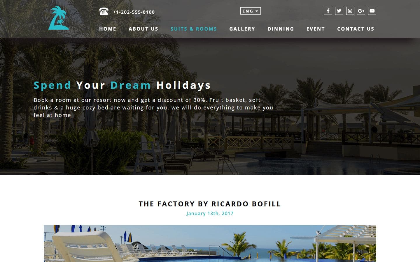 Resortono Single blog page