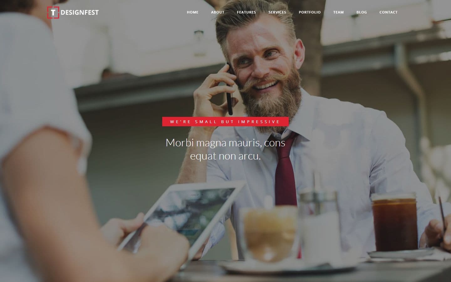 T-Designfest Corporate singlepage page
