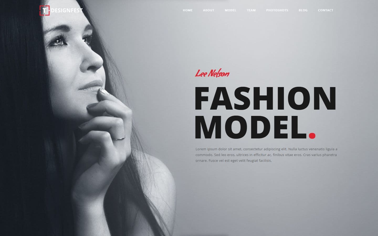 T-Designfest Fashion singlepage page