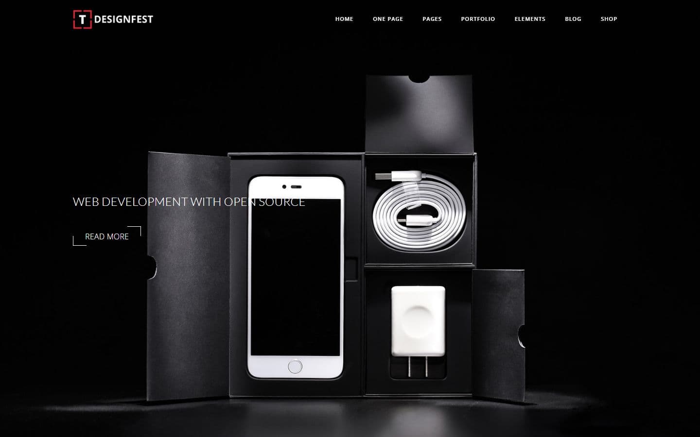 T-Designfest Home parallax2 page