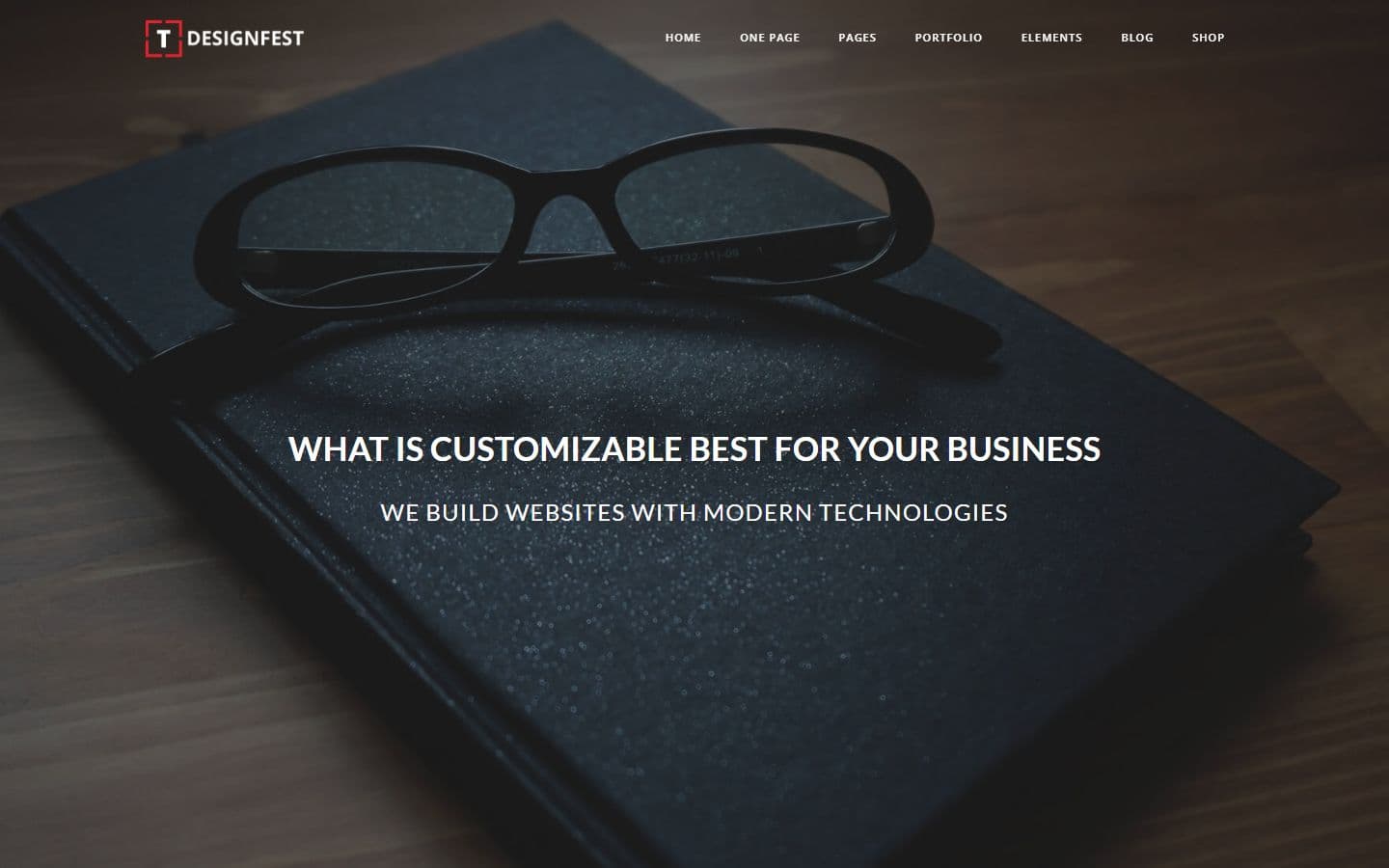 T-Designfest Home text rotator page